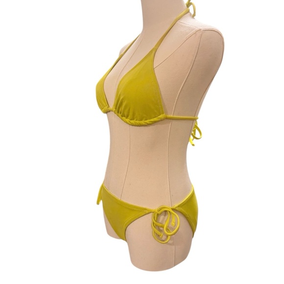J.Crew Chartruse (Yellowish Green) String Bikini Set - Picture 7 of 11